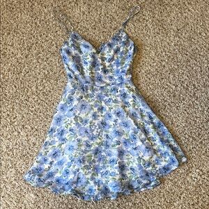 Windsor Blue and White Floral Dress